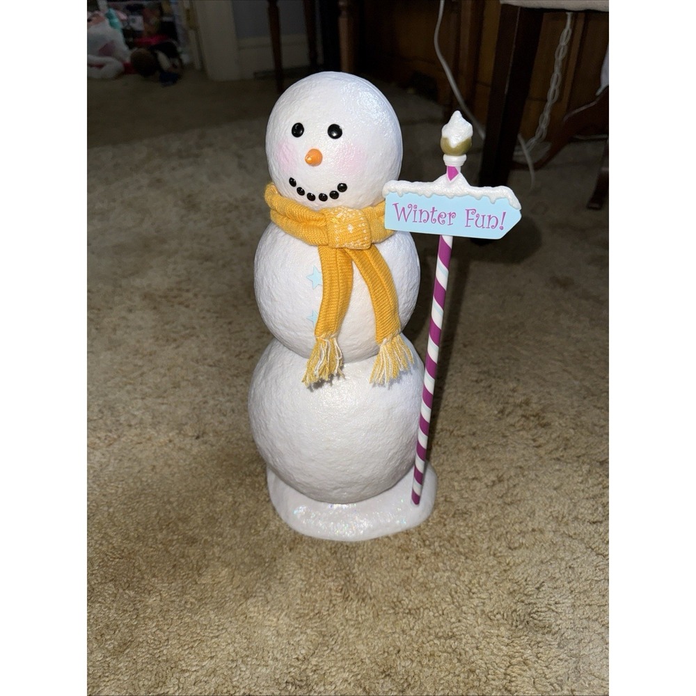 American Girl 14inch Snow Man Missing Parts for Doll
